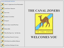 Tablet Screenshot of canalzoners.co.uk